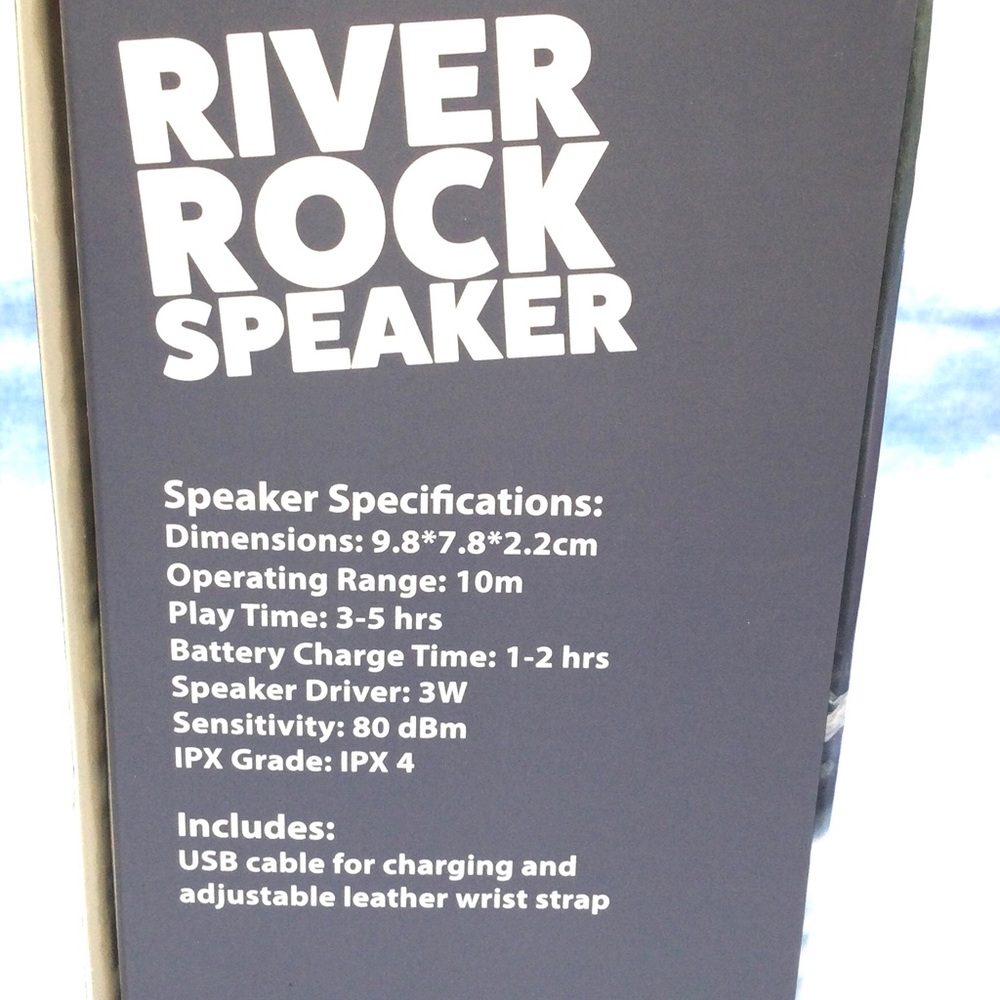 Vintage  Solaray River Rock Bluetooth speaker. New 2pk - Picture 6 of 10